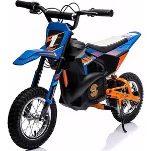 Segmart Electric Dirt Bike for Kids,24V Electric Motorcycle,13.67MPH Beginners Friendly,8-9 Miles Range,Power Display,Pneumatic Knobby Tires,Rear Spring Suspension,Chain Protective Cover