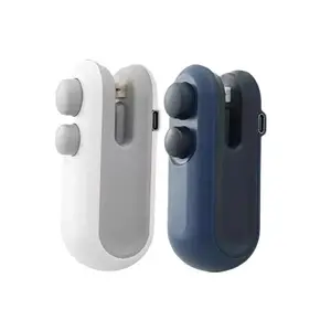 Mini Bag Sealer with Cutter, USB Rechargeable Handheld Heat Sealer for Snack Bags, Food Storage Bags and Plastic Packaging