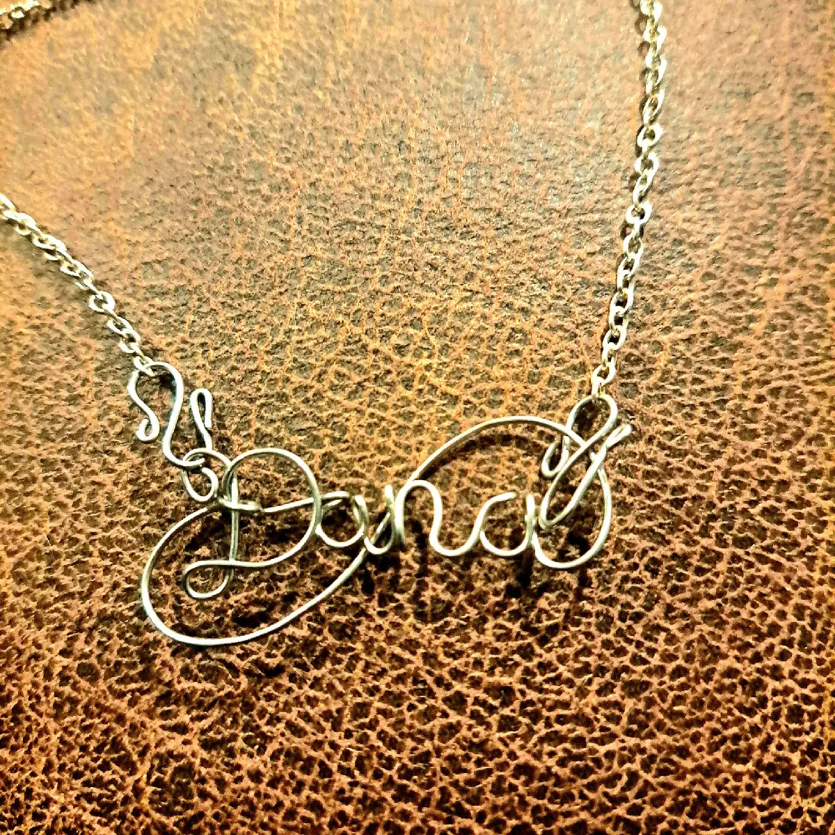 custom made name necklace/keychain