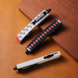 Cool three-color fruit knife, suitable for both home and outdoor barbecues