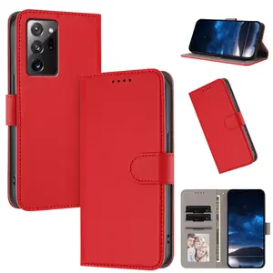 Magnetic PU Wallet Phone Case with Flip Cover, Protective, Compatible with Galaxy Note20 Ultra and Note10/10 Plus, Durable Protection, Ideal Gift for Tech Lovers, Accessories