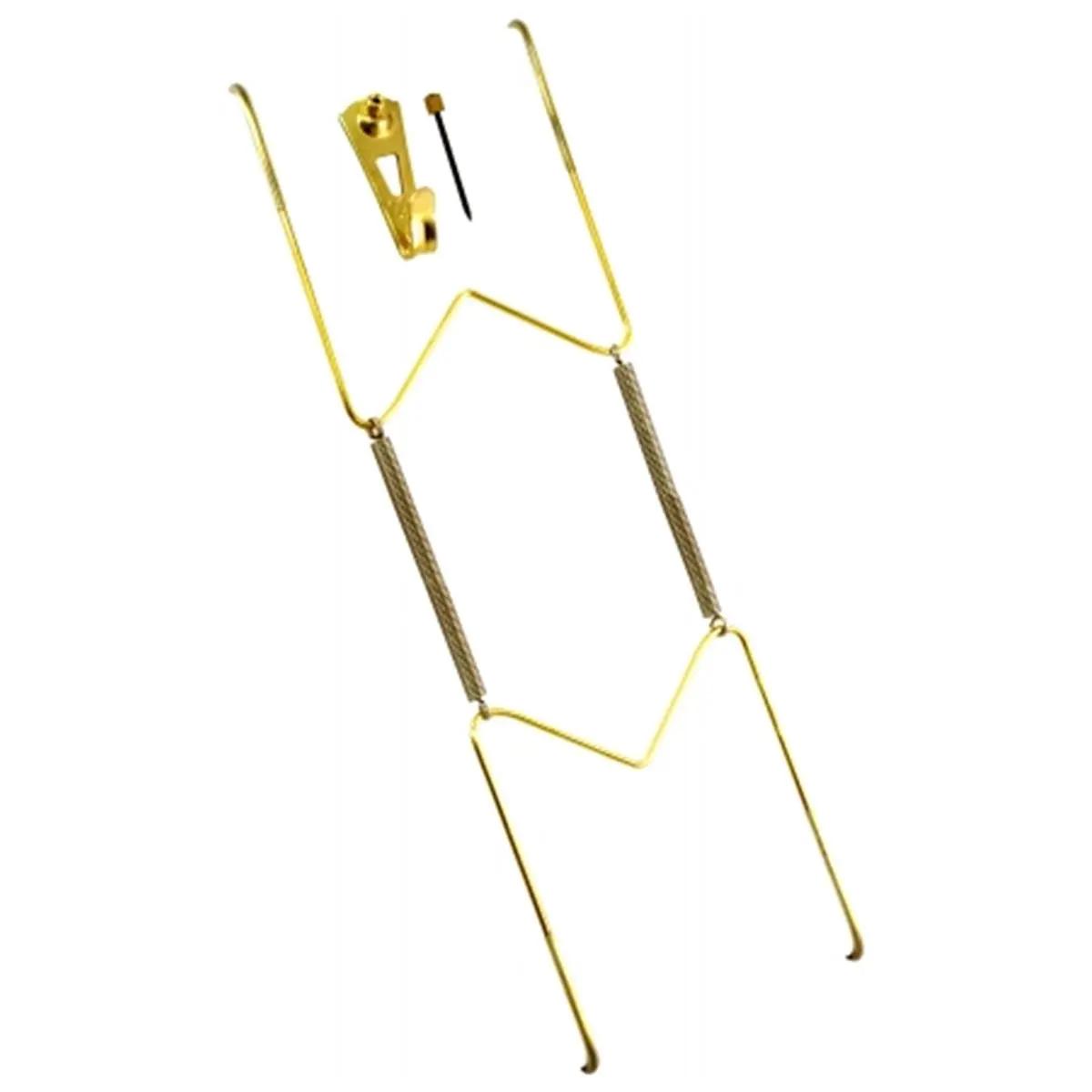 212 MAIN Deluxe Professional Plate Hanger, Wall Hanging for 10-14in Plates, 30 lbs Capacity, Includes Picture Hanger for Easy Installation, Carded
