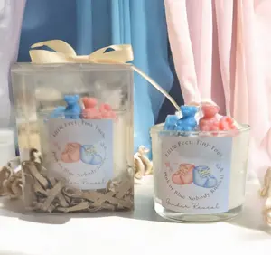 Gender Reveal Candle | Color Changing Surprise Candle (Boy or Girl) | Baby Shower Must-Have