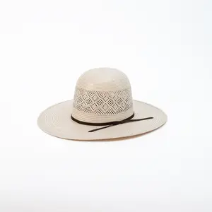 RODEO KING Diamond Breeze 25X Open Crown 5" Brim Straw Cowboy Hat