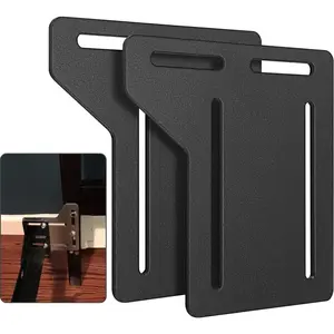 2 count Bed Frame Brackets Adapter for Headboard Extra Heavy Duty,Bed Frame Adapter Brackets,  Bed Modification Plate,Bed Headboard Frame Conversion Kit ,Headboard Attachment Bracket with Hardware