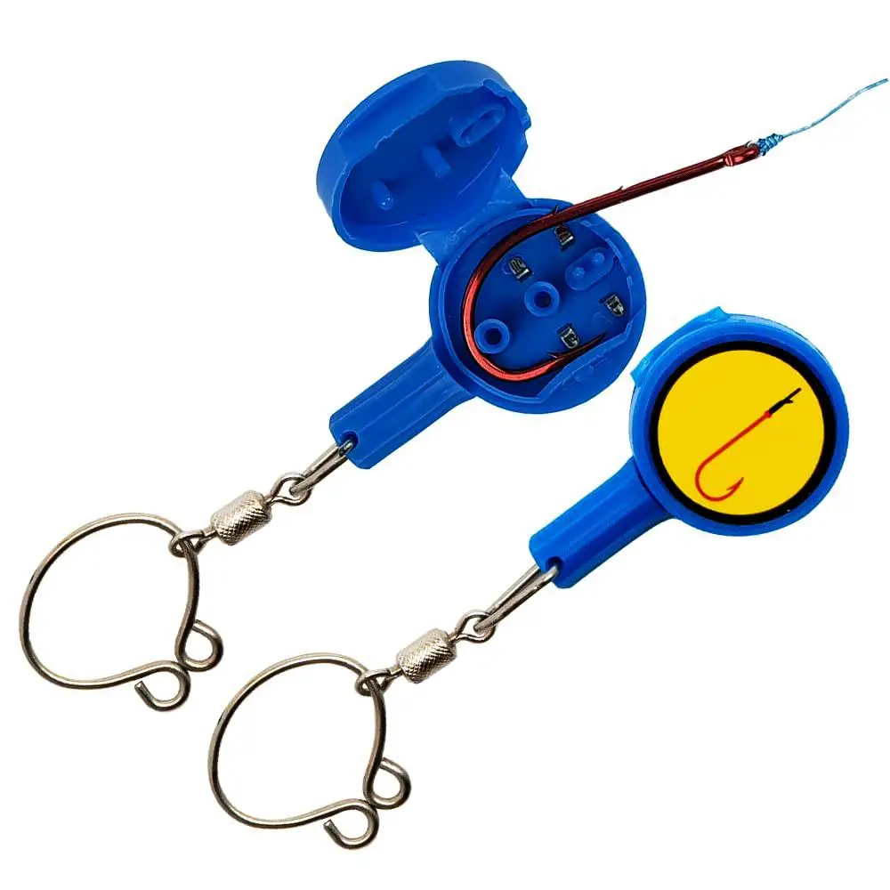 Fishing Knot Tying Tool, Portable Tie Fishing Knots Tool, 2 Counts/set Fishing Accessories for Beginner Anglers, Flyfishing, Solocamping, Picnic Aesth