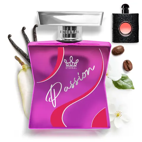 Eternal Passion - Inspired by Designer Ambery Vanilla Perfume - 3.4 oz (100ml) - EDP - Long-lasting - Vegan - Clean Ingredients - Perfume Spray for Women - 2000 sprays per bottle