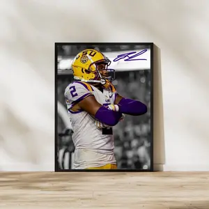 Kyren Lacy LSU Tigers Art Print College Football Decor Poster. NO FRAMED