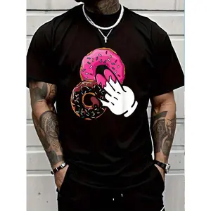 Dirty Humor 2 In The Pink 1 In The Stink I Donut Jokes T-Shirt for Women Men Cotton Clothing
