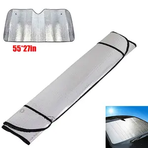Car Windshield Sun Shade, UV Protection Auto Windscreen Shield Cover Heat Blocker, Foldable Front Window Sunshades for Most Sedans Trucks SUVs, Car Accessories