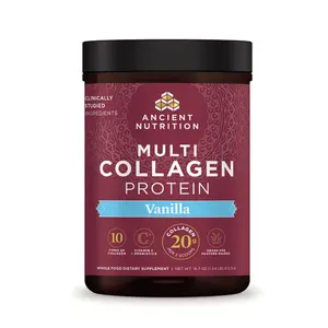 Ancient Nutrition Multi Collagen Protein Powder Vanilla 20g Collagen 45 Servings Healthcare Supplement for Fitness & Beauty