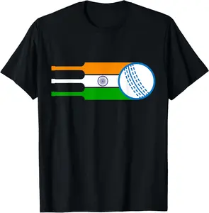 100%cotton Indian Cricket Player Team Cricket Fans India Cricket T-Shirt