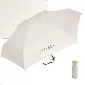 Portable Pocket Umbrella with Box, Lightweight Mini Umbrella, Sunny and Rain Dual-use Umbrella, Foldable Umbrella for Women & Men