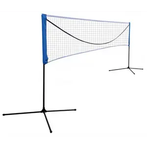 Portable Large Volleyball Badminton Tennis Net with Carrying Bag Stand/Frame 14FT