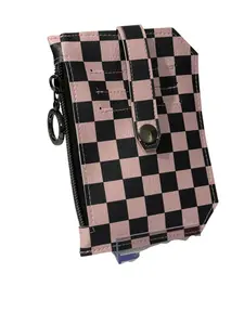 Small Pocket-sized Wallet Compact Design for Everyday Use Holds 3 Cards and Cash with Snap Closure