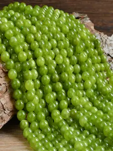 Olivine Beads, Natural Stone Beads, DIY Jewelry Making Supplies for Bracelet & Necklace & Earrings, Jewelry Making Accessories