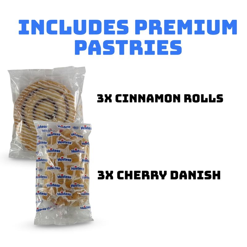 Hostess Variety Pack | Cupcakes, Cinnamon Rolls, Danish, Ding Dongs, Twinkies, Zingers | 30 Count