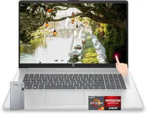 HP 17.3" Touchscreen Laptop, Ryzen 5 7530U, 8GB RAM, 128GB SSD, Win 11 Home, Accessory Included