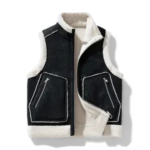 New Autumn Winter Clothing Men Comfortable Casual Loose Double-Sided Wearable Vest