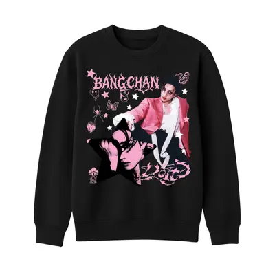 Flyself Kpop Hoodies Heren Womens MANIAC Katoen Lange Mouw Trui Top Sweatshirts met Kangoeroe Zakken Jumper Tops Sportkleding, Zwart A, S