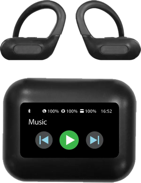 Bluestone SportMAX Wireless Earbuds | Bluetooth 5.3 Sport Earbuds with Touchscreen Smart Charging Case | Noise Cancelling | Spatial Sound | Ambient Mode | Built-in Mic
