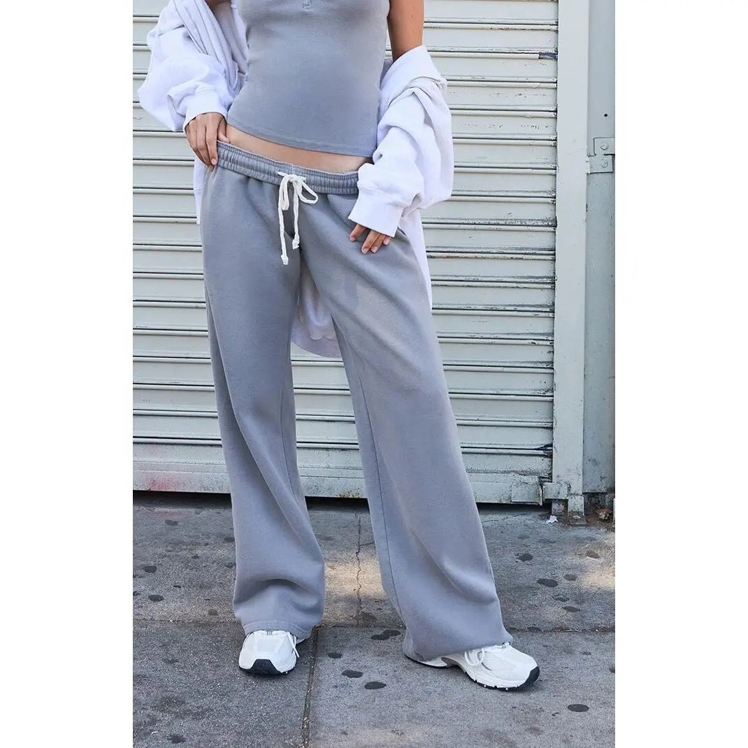 John Galt Women's Medium Gray Anastasia Baggy Sweatpants