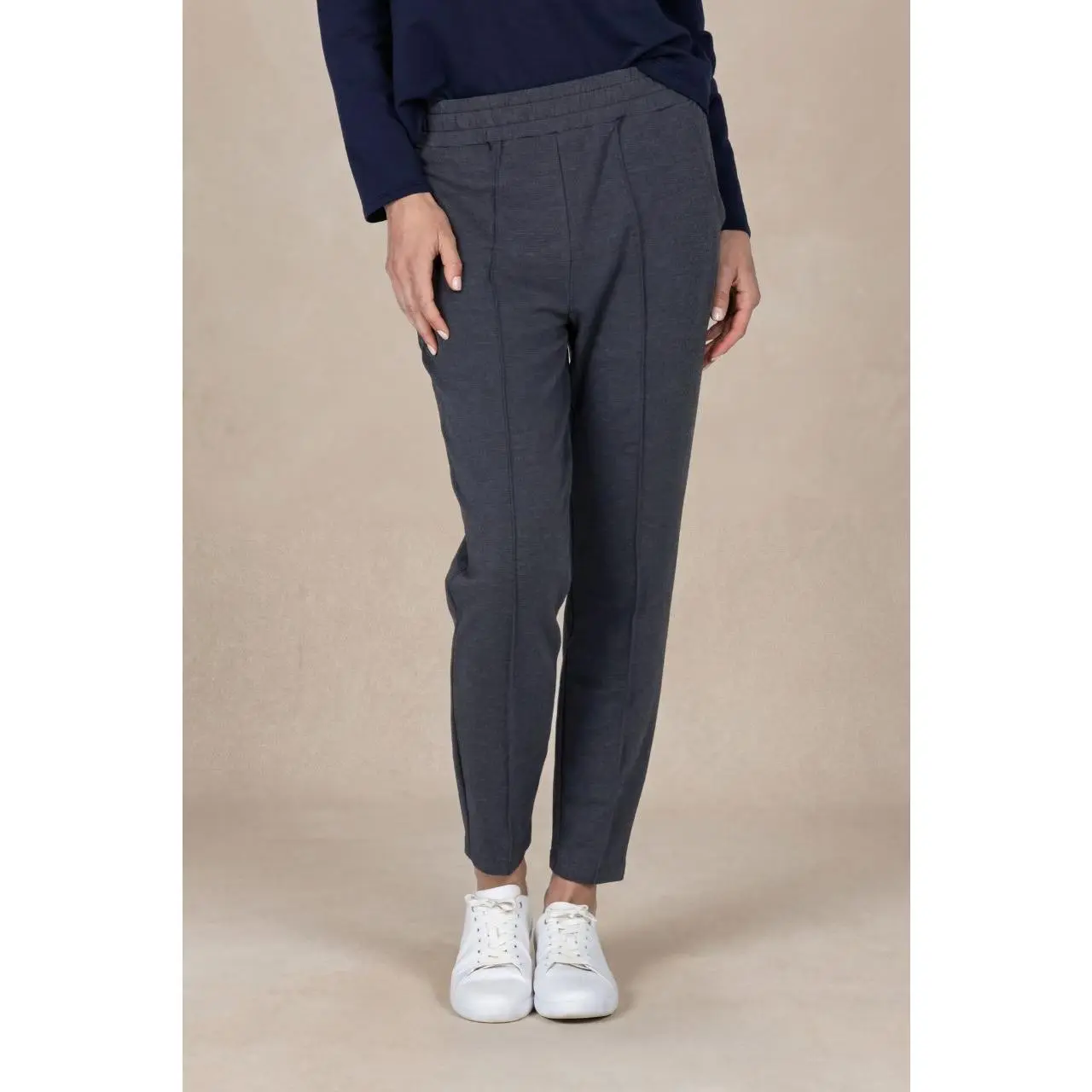 TAILORED JOGGER: CHARCOAL HEATHER