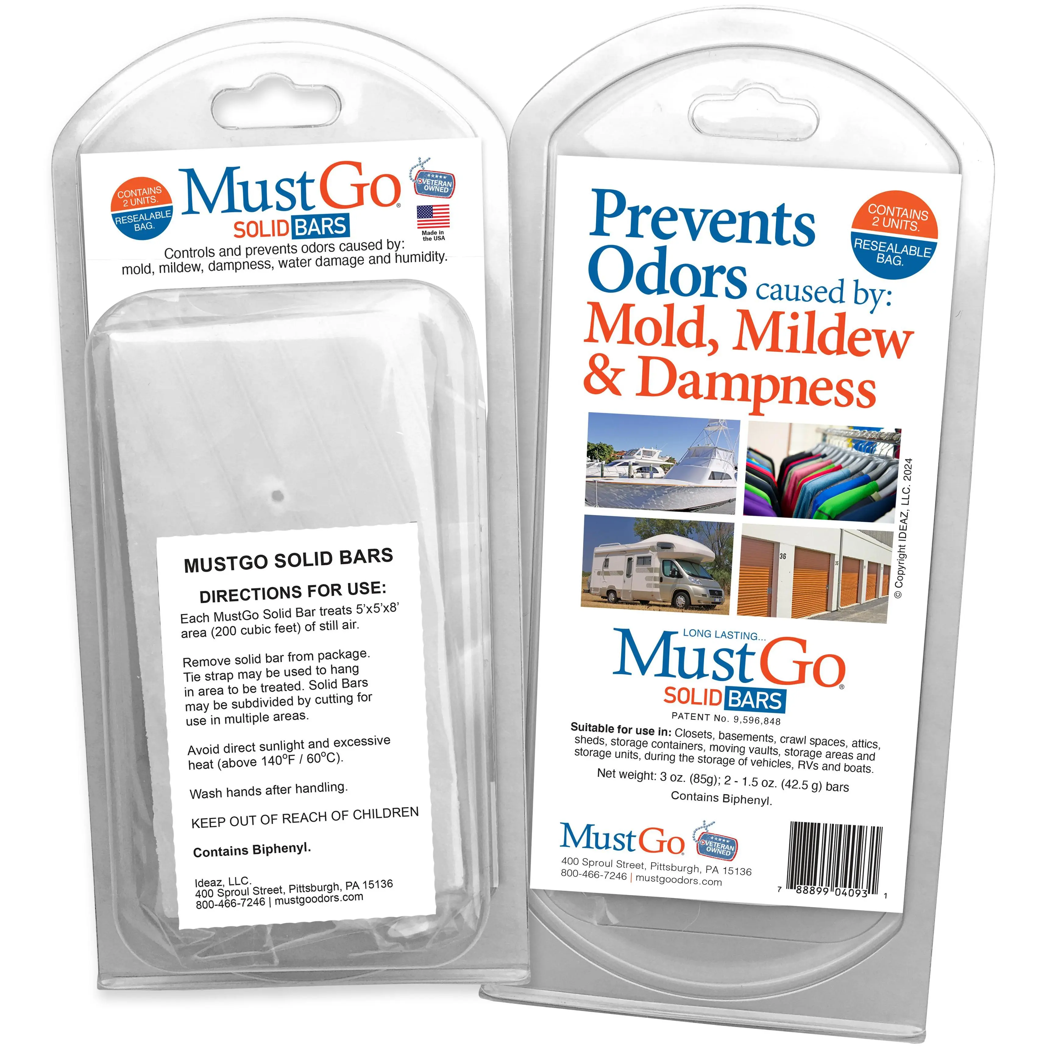 MustGo Solid Bars 2 Pack Household