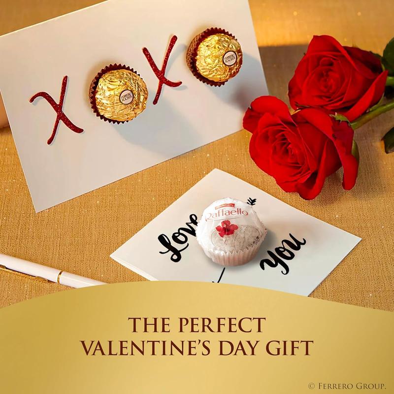 Ferrero Collection Gourmet Gift Box, 24 Assorted Confections with Hazelnut, Dark Chocolate and Coconut, 9.1 oz