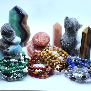 Ravenclaw House Harry Potter Natural Crystal Bracelets Lapis Lazuli, Dragon Vein Agate, Labradorite, Picasso Jasper with Silver Accents