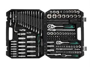 216-Piece Mechanics Tool Set, Heavy Duty 1/4", 3/8" & 1/2" Drive Socket Set with 72-Tooth Quick Release Ratchets, Auto Repair Hand Tool Kit in Storage Case