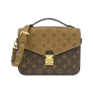 Pre-owned Louis Vuitton Canvas Shoulder Bags Pochette Metis Monogram Reverse Shoulder Bag