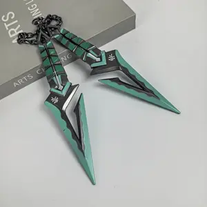 8.2inch/21cm Brown Metal Figure Unsharpened Safe Action Harmless Training Home Decor Party Gifts Anime Cosplay Prop Accessories Real Full Size Japanese Original Figurines