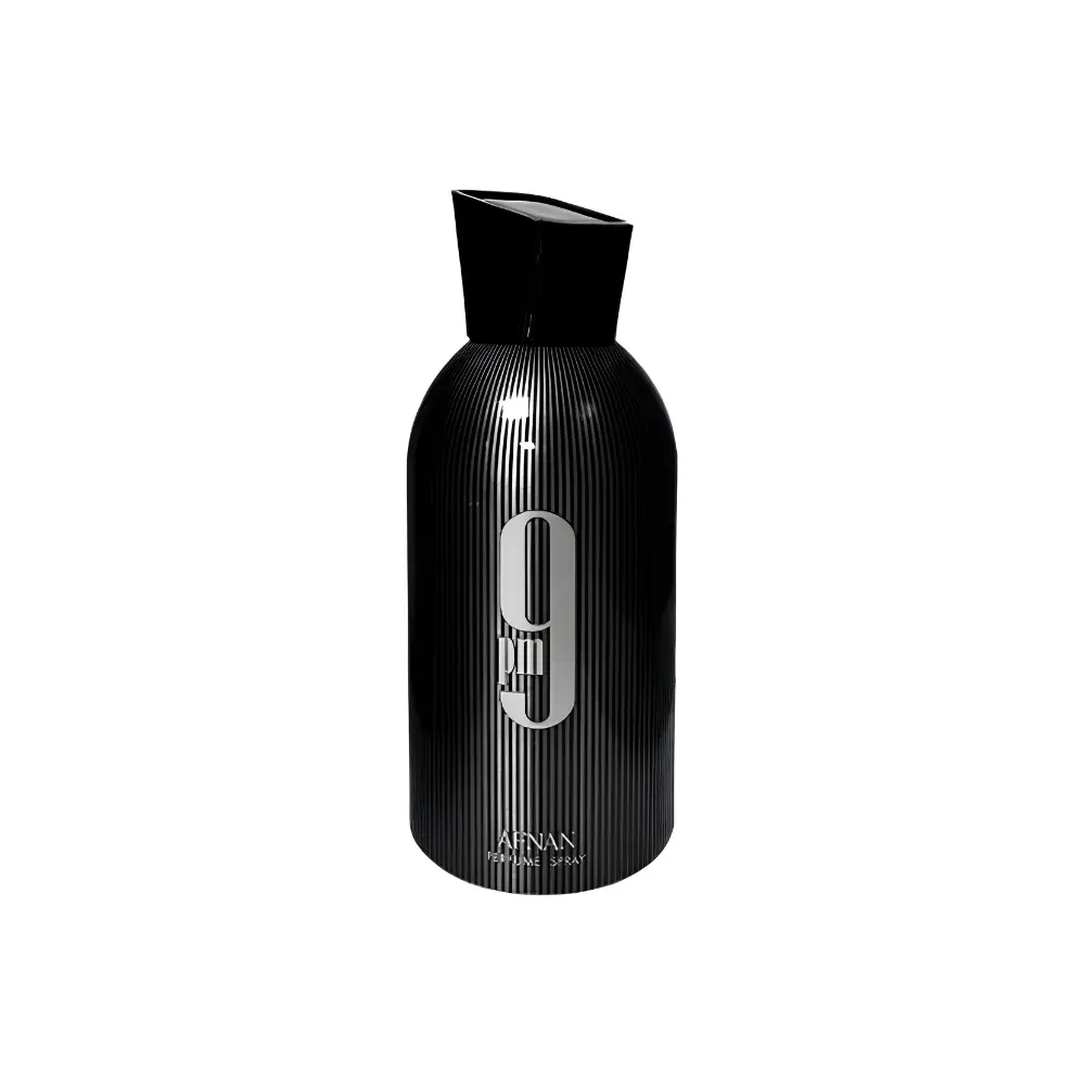 Afnan 9PM Deodorant Body Spray for Men 250ml | Long-Lasting Fresh Deodorant with Apple, Cinnamon, Vanilla & Tonka Bean | Daily Odor Protection Body Spray