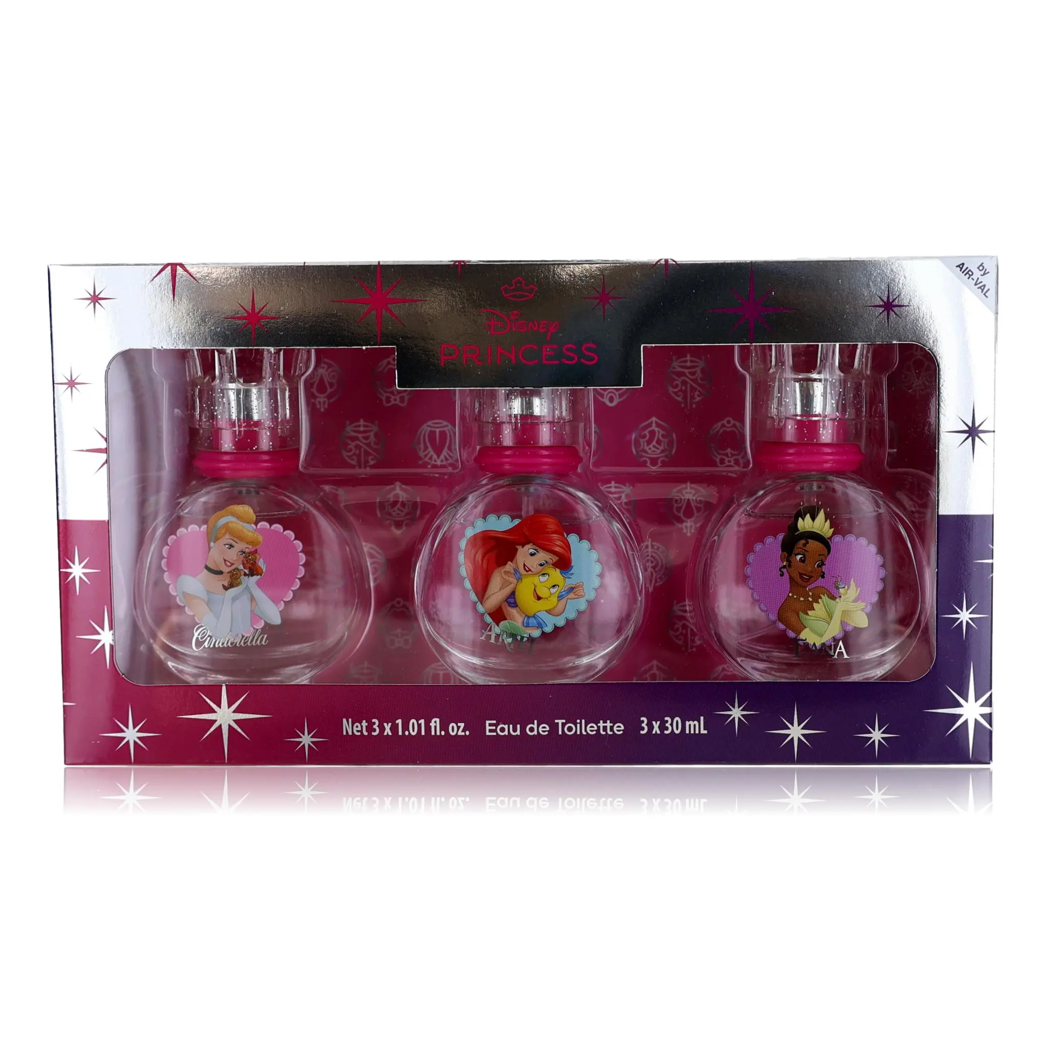 Disney Girls' Princess 3-Piece Beauty Gift Set - Gentle Dreamy Floral Scent EDP Spray, Long-Lasting Fragrance Bottle for Daily Use