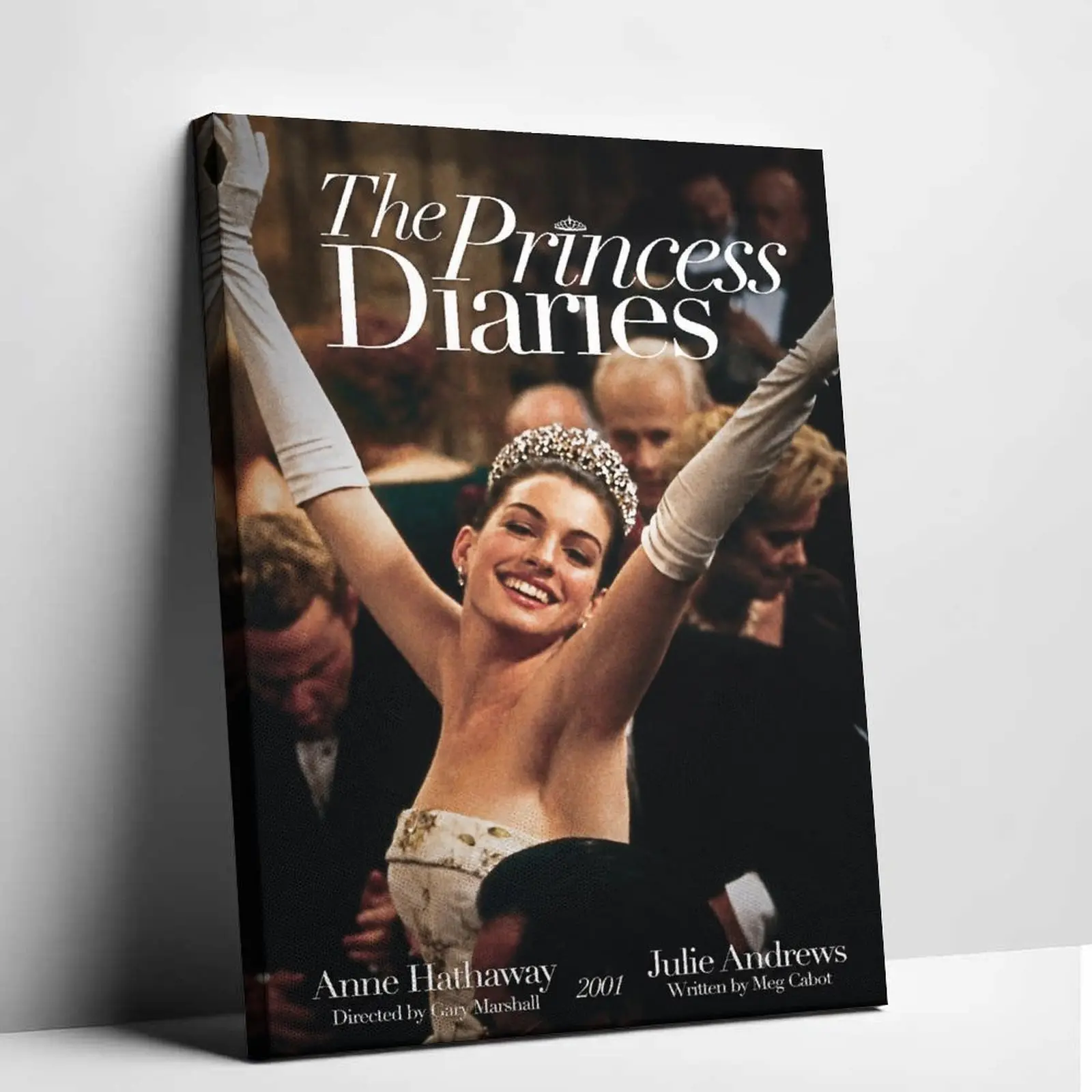 The Princess Diaries Movie Canvas Wall Art Poster Print Vintage Y2K Princess Crown Film Canvas Painting Classic Comedy Graphic Picture Decor for Living Room Bedroom Home Office Studio