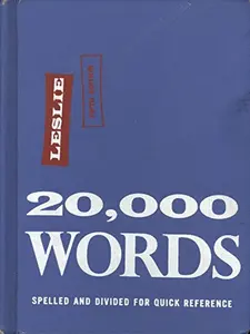 USED-20,000 Words For Stenographers, Students, Authors & Proofreaders by Louis A. Leslie (Hardcover)