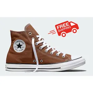 Converse Chuck Taylor All-Star Unearthed Brown Canvas High-Top Sneakers Men Women Unisex | Brown Converse High Tops | Classic Canvas Casual Shoes