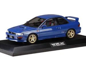 Hobby JAPAN 1/18 Subaru Impreza WRX type R STi Ver.1997 GC8 Sonic Blue Mica JDM RHD INITIAL D