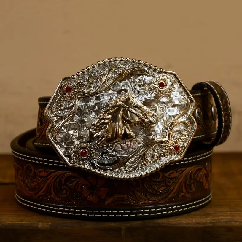 Silver/Gold Horse Buckle