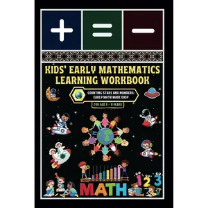 Kids' Early Mathematics Learning Workbook: -Counting Stars and Numbers: Early Math Made Easy Paperback – Large Print, March 10, 2025