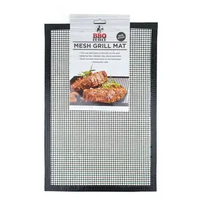 Non-Stick Mesh Grill Mat - 1 Pack bbq pit