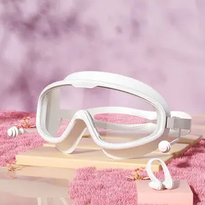 Unisex HD Swimming Goggles, Portable Swim Glasses for Swimming Training. Large Frame Design with Wide Vision, High-Quality Silicone Material, HD Anti-Fog & Leak-Proof, No Eye Strain. Ideal for Outdoor & Water Sports.