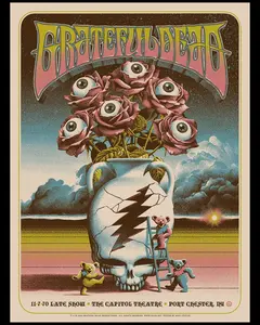 The Capitol Theatre Vintage Poster: Grateful Dead