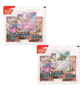 POKEMON - TCG SCARLET & VIOLET - TEMPORAL FORCES 3PK BOOSTER - STYLES MAY VARY