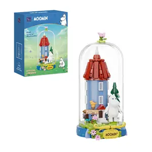 PANTASY Moomin Architecture Building Block Set Creative Construction Toy Decorative Model Ideal Gift for Hobbyists and Collectors