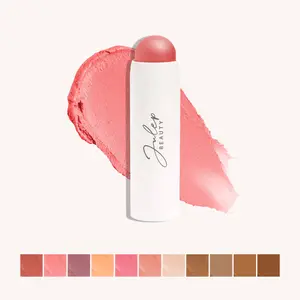 Skip the Brush 2-in-1 Color Stick for Cheeks and Lips - Soft-Focus Powders & Ultrafine Pearls for Long-Lasting Finish - Blend