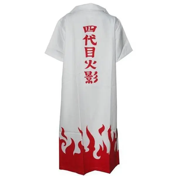 Brdwn Unisex 4th Generation Yondaime Hokage Namikaze Minato Cosplay Costume Cloak Cap Trench