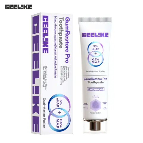 CEELIKE GumRestore Pro Toothpaste - 3% nHAP & 0.5% M.A.P - Gentle Formula for Enamel Health & Natural Shine - Osmanthus Dew Flavor - 3.53 oz