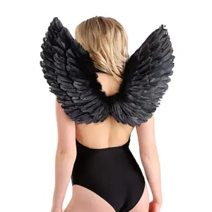 Fallen Black Angel Wings